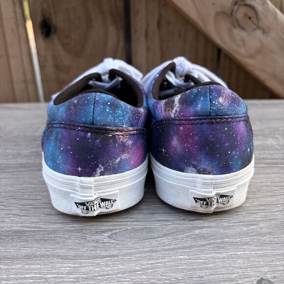 VANS Shoes Womens 8.5 Doheny Galaxy Skate Low Sneakers 508731 Purple Multicolor - Picture 5 of 11
